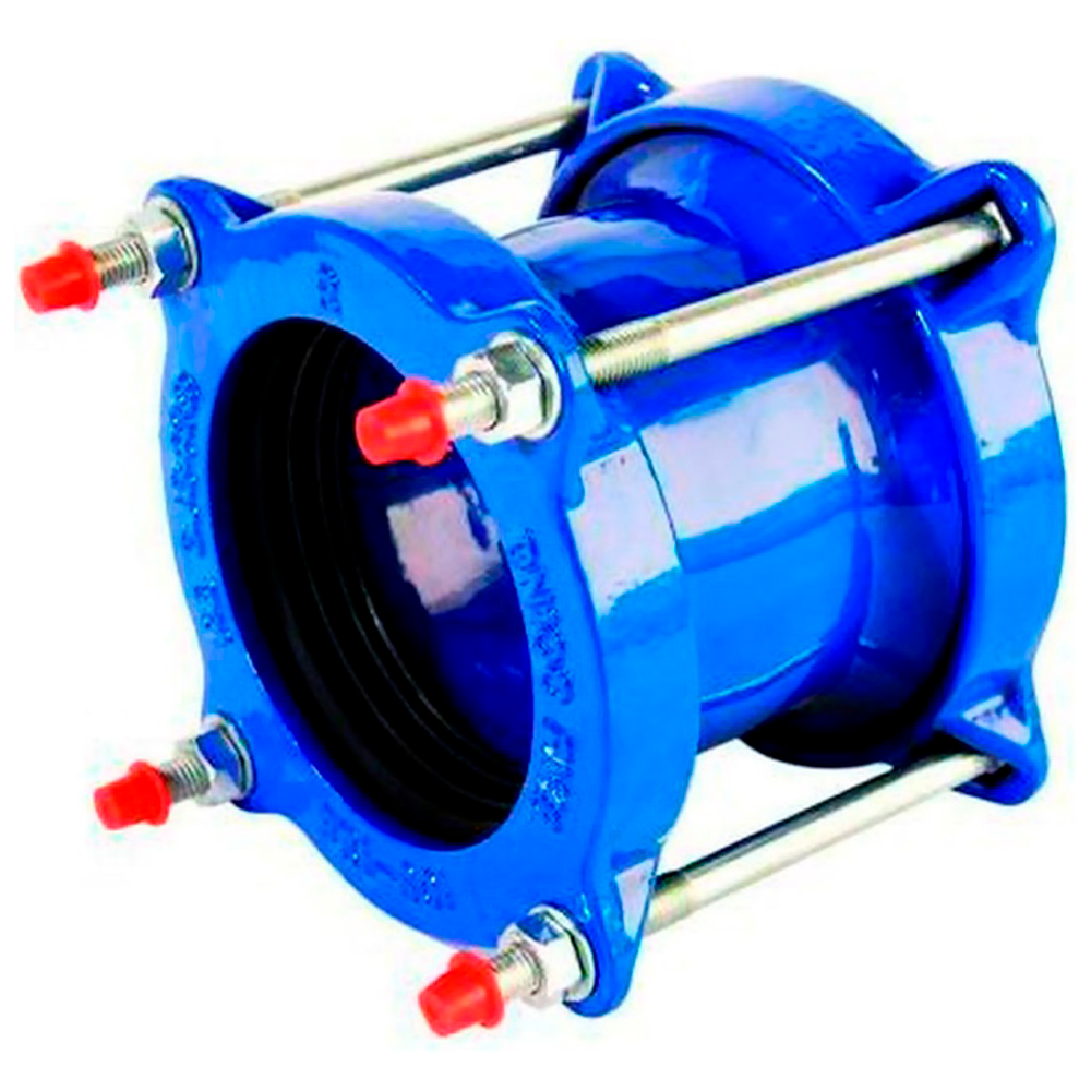 Муфта соединительная ДРК DN.ru CCDS2112E-SS Ду150 Ру16, корпус - низкоуглеродистая сталь S235, уплотнение - EPDM, обжимной диаметр 159-182 мм