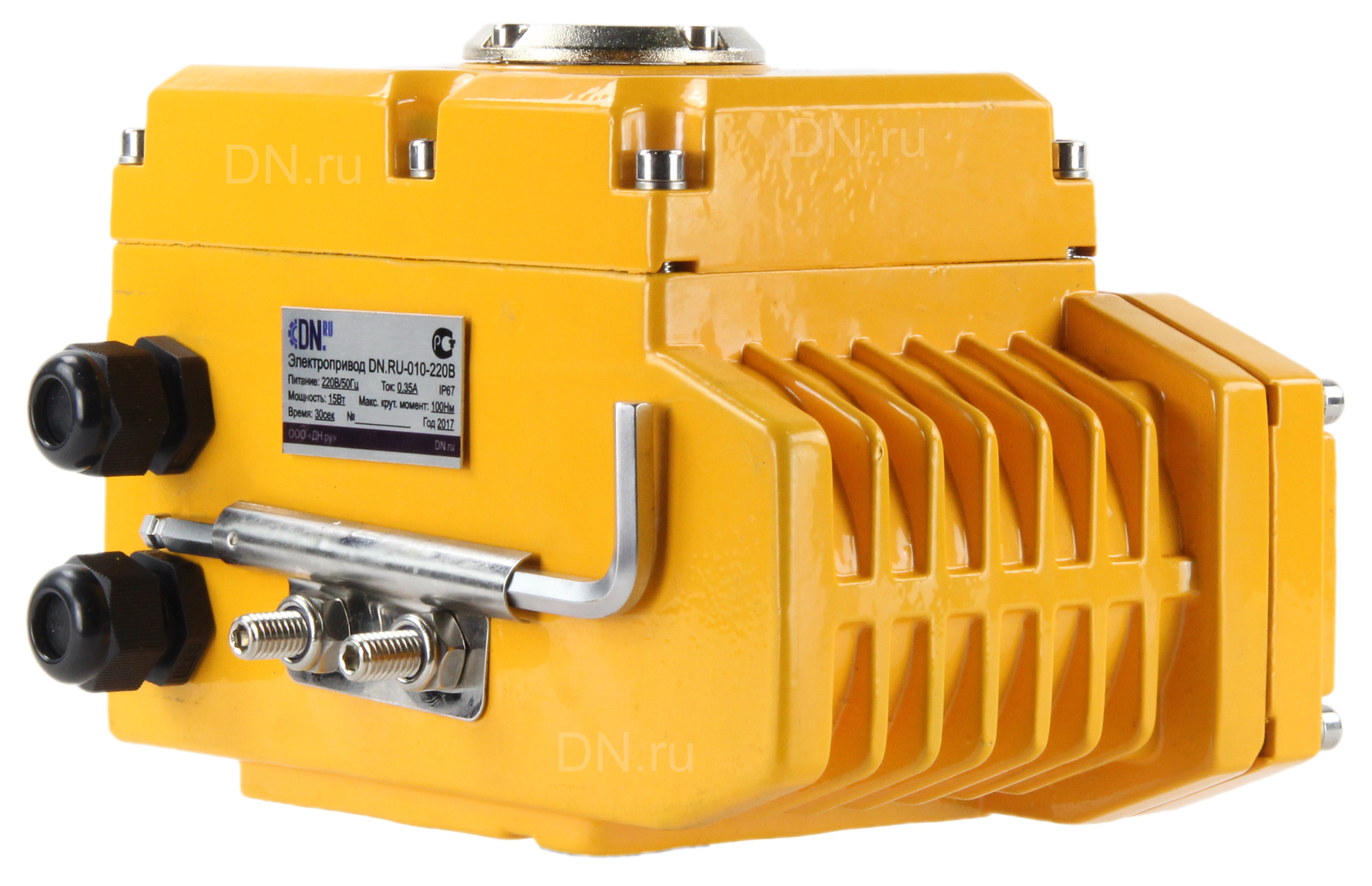 Электропривод четвертьоборотный DN.ru QT-N-020EM-O1-220VAC-У1 220В
