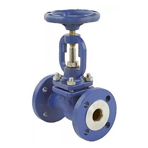 Клапаны запорные сальниковые DN.ru VSO2130M-F-S Ду15-100 Ру40 фланцевые, стальные, корпус - GS-C25, диск - X10Cr13, уплотнение WCB, со штурвалом